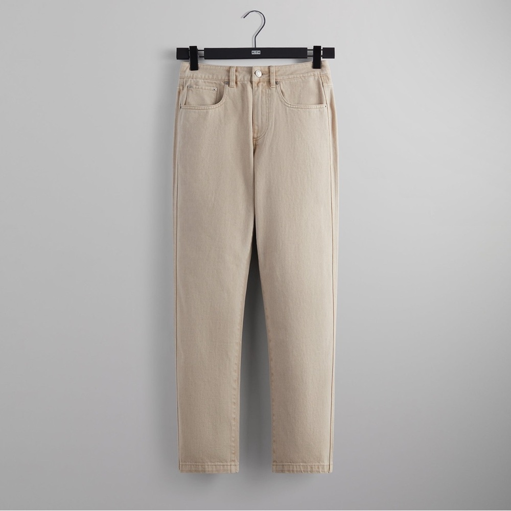Kith 101 Stafford Denim Pants “Theory” Beige Tan Wash Jeans Size 28